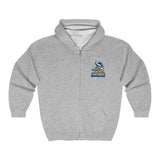 Gildan Unisex Heavy Blend Full Zip Hooded Sweatshirt 18600 - Viking (front)/Marina Swim (back)
