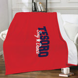 Micro Fleece Blanket D43 (Red) – Tesoro Song Dance