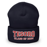 Yupoong Cuffed Beanie 1501KC - Tesoro Class of 2024