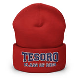 Yupoong Cuffed Beanie 1501KC - Tesoro Class of 2024