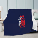 Micro Fleece Blanket D43 (Navy) – Tesoro Song Dance