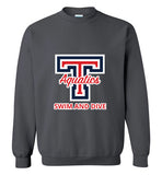 Gildan Unisex Heavy Blend Crewneck Sweatshirt 18000 - Swim and Dive (Large Logo)