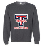 Gildan Unisex Heavy Blend Crewneck Sweatshirt 18000 - Swim and Dive (Large Logo)