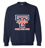 Gildan Unisex Heavy Blend Crewneck Sweatshirt 18000 - Swim and Dive (Large Logo)