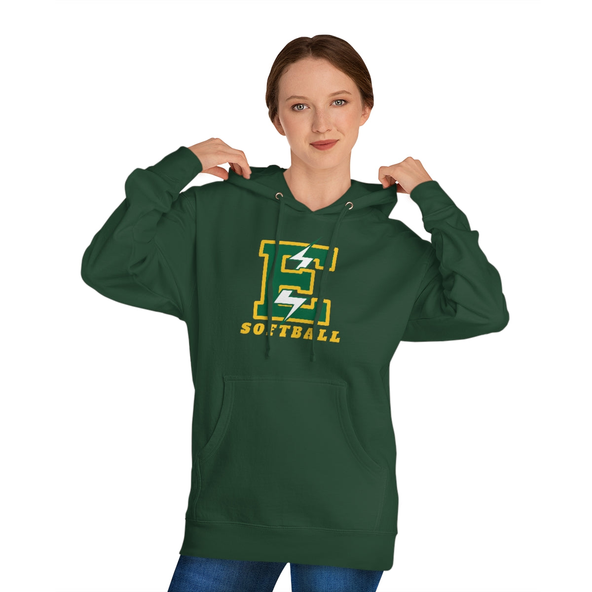 ITC Unisex Hooded Sweatshirt SS4500 E Softball Do gain Gear