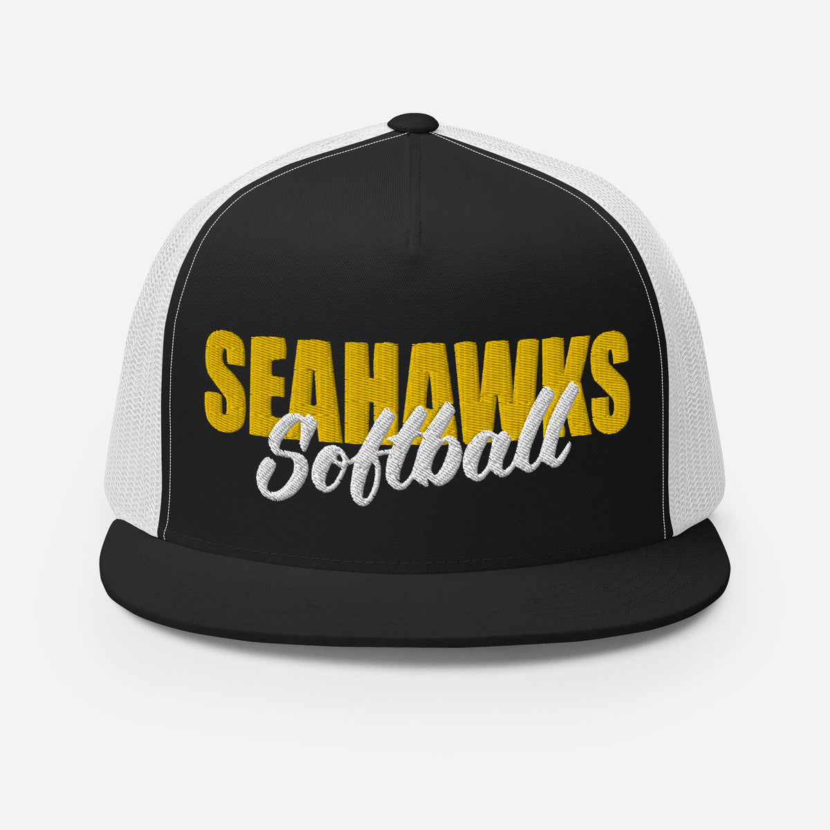 Yupoong 5 Panel Trucker Cap 6006 – Seahawks Softball – Do'gain Gear