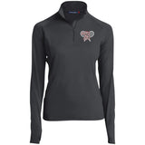 Sport-Tek Ladies’ 1/2 Zip Raglan Performance Pullover (LST850) – Lady Rebels Tennis