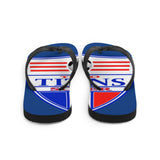 Flip-Flops - Shield on Blue