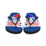 Flip-Flops - Shield on Blue