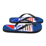 Flip-Flops - Shield on Blue