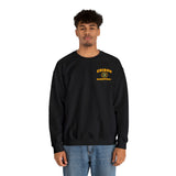 Gildan Unisex Heavy Blend™ Crewneck Sweatshirt 18000 - Edison BB (Front)/Bolt (Back)