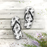 Flip Flops (White) - G Flag Football