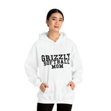 Gildan Unisex Heavy Blend™ Hooded Sweatshirt 18500 - Grizzly Softball Mom