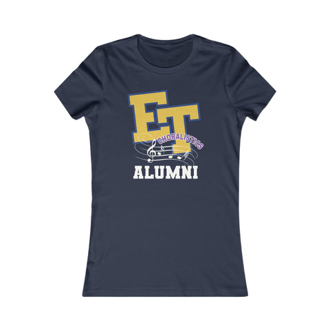 Bella+Canvas Ladies' Premium Tee 6004 - ET Choralistics Alumni