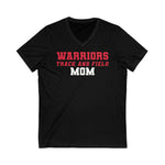 Bella+Canvas Unisex Jersey Short Sleeve V-Neck Tee 3005 - Warriors Track and Field Mom