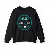 Gildan Unisex Heavy Blend™ Crewneck Sweatshirt 18000 - AN Golf Dad