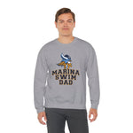 Gildan Unisex Heavy Blend™ Crewneck Sweatshirt 18000 - Marina Swim Dad