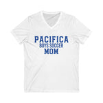 Bella+Canvas Unisex Jersey Short Sleeve V-Neck Tee 3005 - Pacifica Boys Soccer Mom