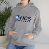 Gildan Unisex Heavy Blend™ Hooded Sweatshirt 18500 - HCS Football (Front)/Dolphin (Back)