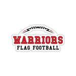 Die-Cut Stickers - Warriors Flag Football