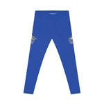 Women's Casual Leggings (Blue) - VHS Flag Football