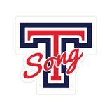 Die-Cut Transparent Stickers - T Song