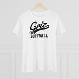 Bella+Canvas Ladies' Premium Tee 6400 - Griz Softball