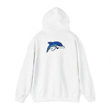 Gildan Unisex Heavy Blend™ Hooded Sweatshirt 18500 - HCS Soccer (Front)/Dolphin (Back)