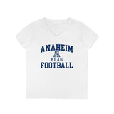 Gildan Ladies' V-Neck T-Shirt 5V00L - Anaheim FFB Mom