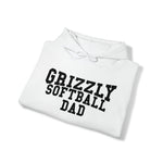 Gildan Unisex Heavy Blend™ Hooded Sweatshirt 18500 - Grizzly Softball Dad