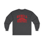 Gildan Ultra Cotton Long Sleeve Tee 2400 - Rebels Basketball (Optional)