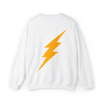 Gildan Unisex Heavy Blend™ Crewneck Sweatshirt 18000 - Edison BB (Front)/Bolt (Back)