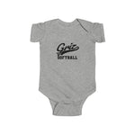 Rabbit Skins Infant Onesy 4424 - Griz Softball