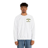 Gildan Unisex Heavy Blend™ Crewneck Sweatshirt 18000 - Edison BB (Front)/Bolt (Back)