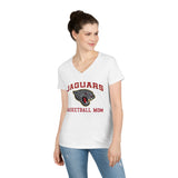 Gildan Ladies' V-Neck T-Shirt 5V00L - Jaguars BB Mom