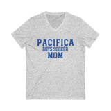 Bella+Canvas Unisex Jersey Short Sleeve V-Neck Tee 3005 - Pacifica Boys Soccer Mom