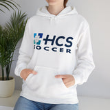 Gildan Unisex Heavy Blend™ Hooded Sweatshirt 18500 - HCS Soccer (Front)/Dolphin (Back)