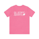 Bella+Canvas Unisex Jersey Short-Sleeve Tee 3001 - Bluebird (front)/Leaders (back)