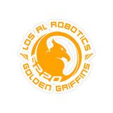 Die-Cut Transparent Stickers - Los Al Robotics