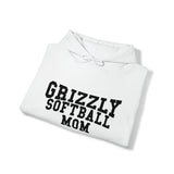 Gildan Unisex Heavy Blend™ Hooded Sweatshirt 18500 - Grizzly Softball Mom