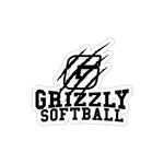 Die-Cut Stickers - Grizzly Softball