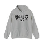 Gildan Unisex Heavy Blend™ Hooded Sweatshirt 18500 - Grizzly Softball Dad