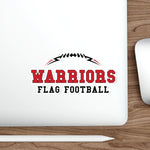 Die-Cut Stickers - Warriors Flag Football