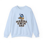 Gildan Unisex Heavy Blend™ Crewneck Sweatshirt 18000 - Marina Swim Dad