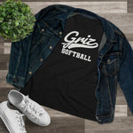 Bella+Canvas Ladies' Premium Tee 6400 - Griz Softball