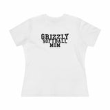 Bella+Canvas Ladies' Premium Tee 6400 - Grizzly Softball Mom