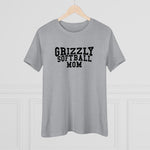 Bella+Canvas Ladies' Premium Tee 6400 - Grizzly Softball Mom