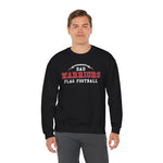 Gildan Unisex Heavy Blend™ Crewneck Sweatshirt 18000 - T Flag Football Dad