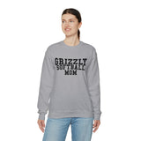 Gildan Unisex Heavy Blend™ Crewneck Sweatshirt 18000 - Grizzly Softball Mom