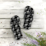 Flip Flops (Black) - G Flag Football